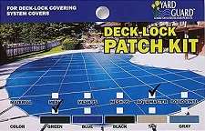 Universal Mesh Swimming Pool Safety Cover Patch Kit - Black