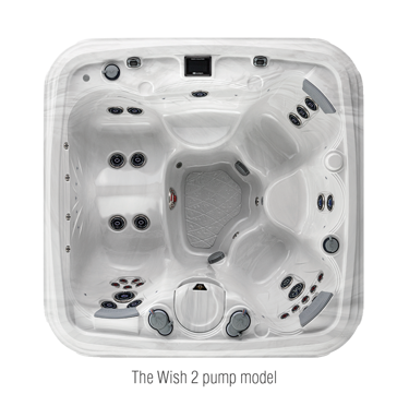 Crown Series Wish Hot Tub 77inx77in 984 litres